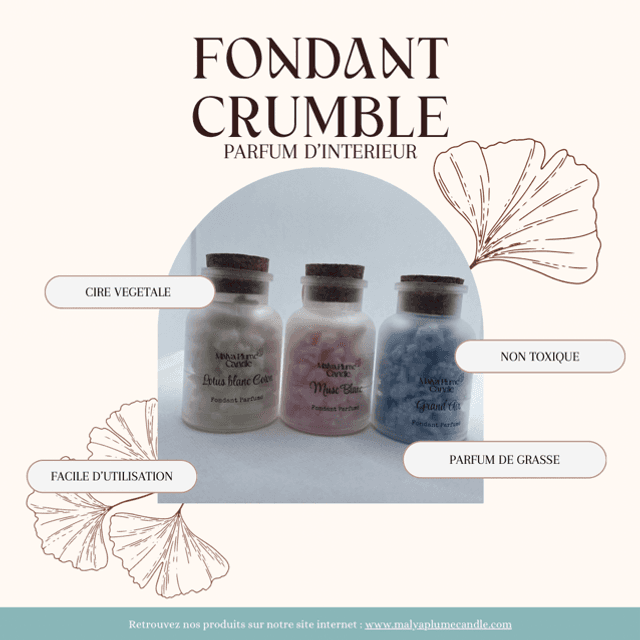 Fondant crumble